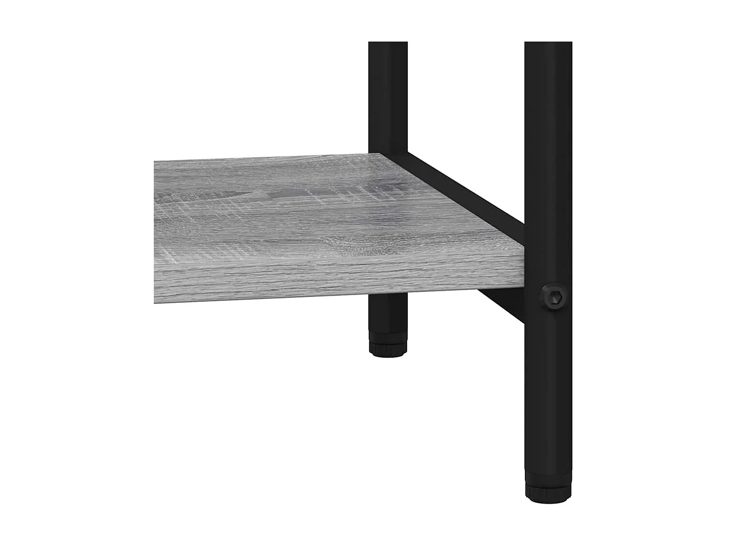 Bibliothèque Sonoma gris 80 x 30 x 146 cm Bois d'ingénierie