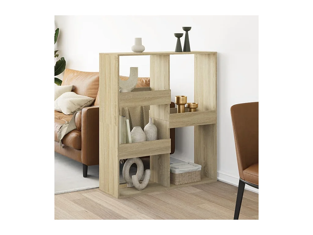 Separador de ambientes madera roble Sonoma 100x33x115 cm