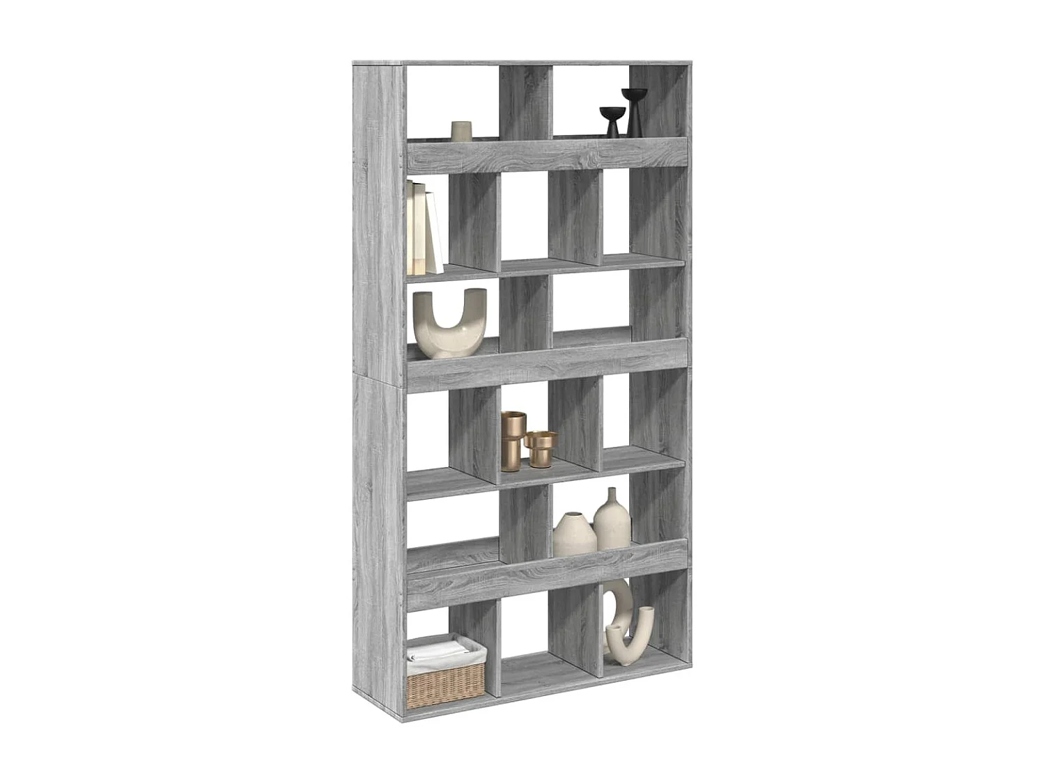 Separador de ambientes madera gris Sonoma 100x33x187,5 cm