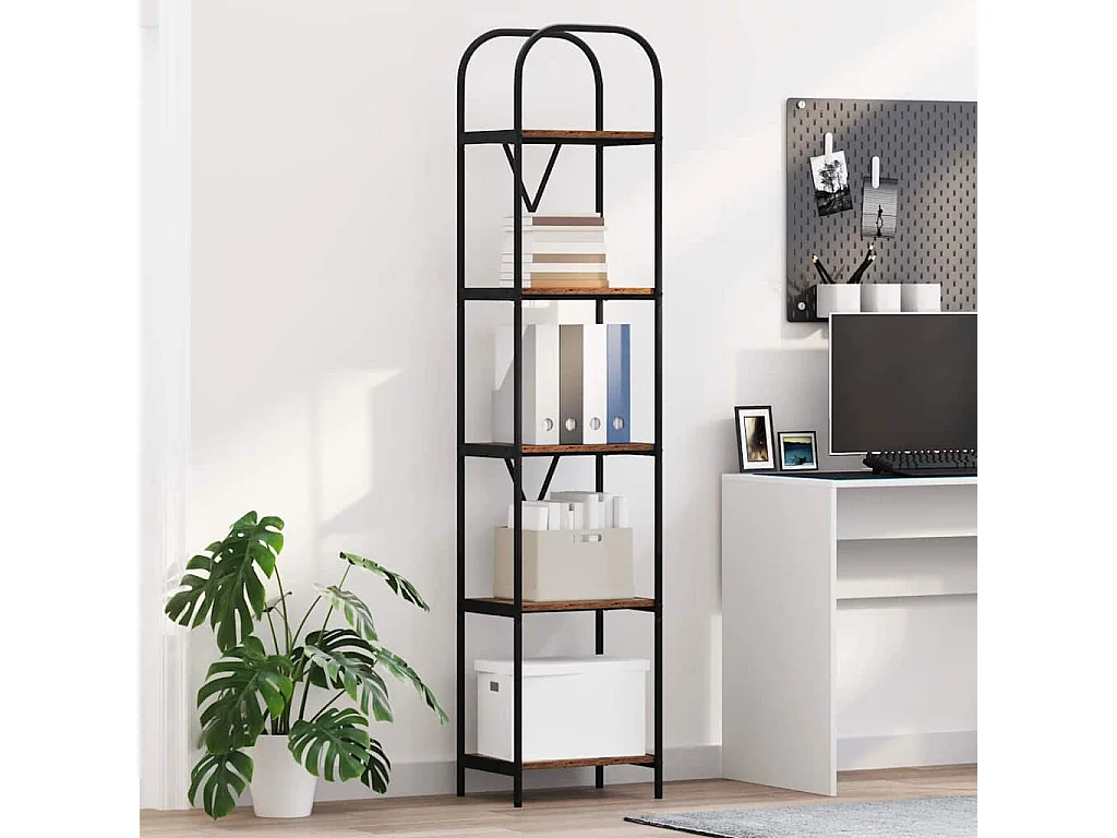 Bibliothèque Bois ancien 40 x 30 x 183 cm Bois d'ingénierie