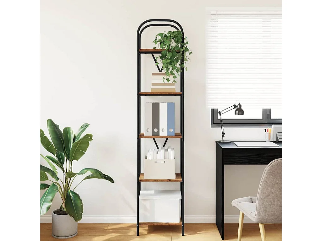 Bibliothèque Bois ancien 40 x 30 x 183 cm Bois d'ingénierie