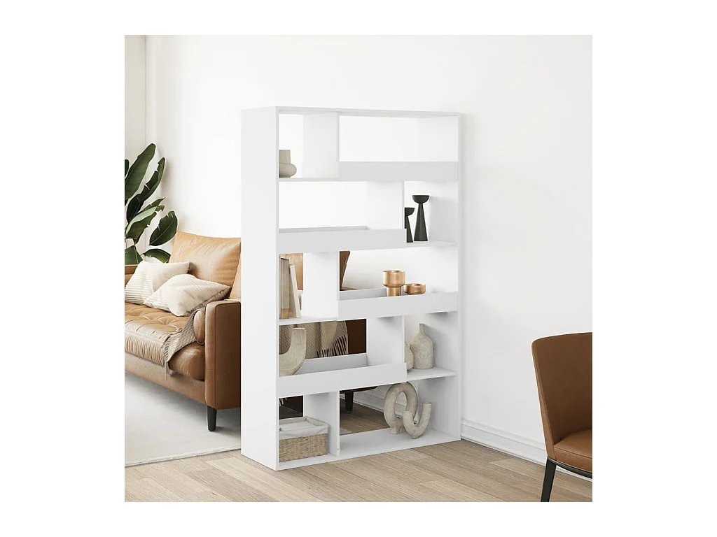 Bibliothèque blanc 100x33x156,5 cm bois d'ingénierie