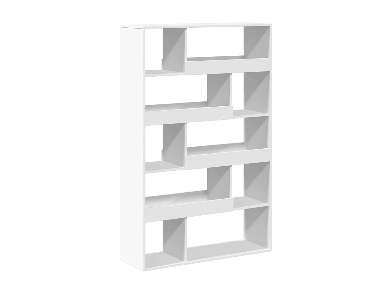 Bibliothèque blanc 100x33x156,5 cm bois d'ingénierie