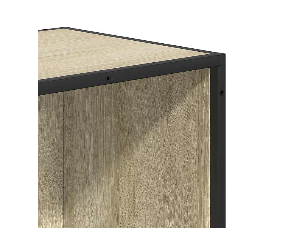 Bibliothèque chêne sonoma 80,5x35x76 cm bois d'ingénierie