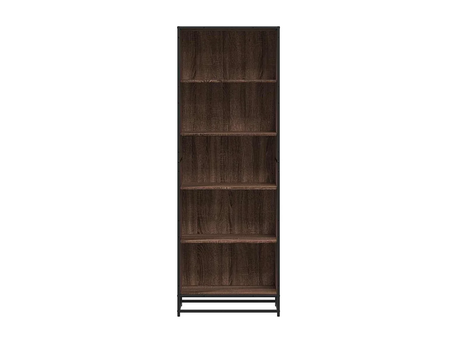 Bibliothèque chêne marron 60x35x170,5 cm bois d'ingénierie
