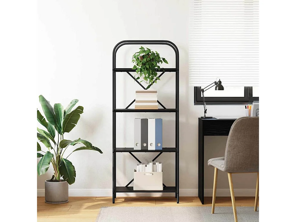 Bibliothèque Chêne noir 60 x 30 x 146 cm Bois d'ingénierie