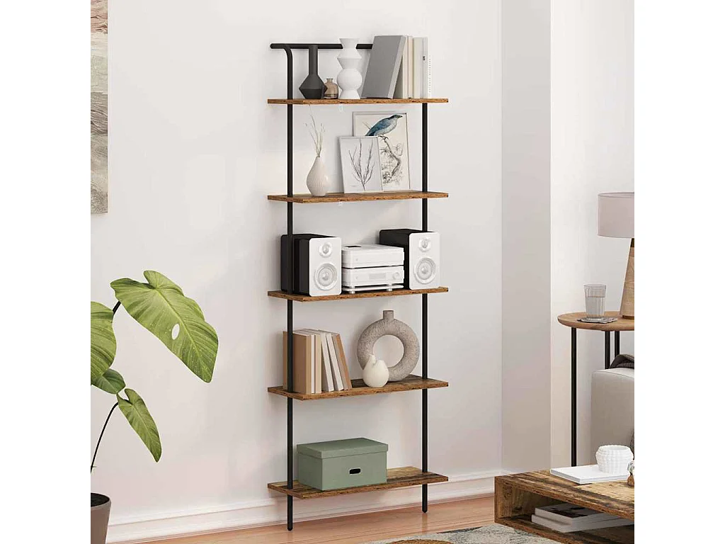 Bibliothèque Bois ancien 60 x 24 x 168 cm Bois d'ingénierie