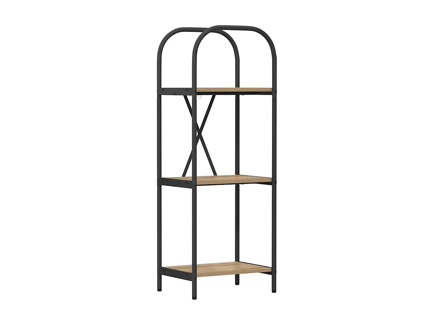 Bibliothèque chêne artisanal 40 x 30 x 109 cm Bois d'ingénierie