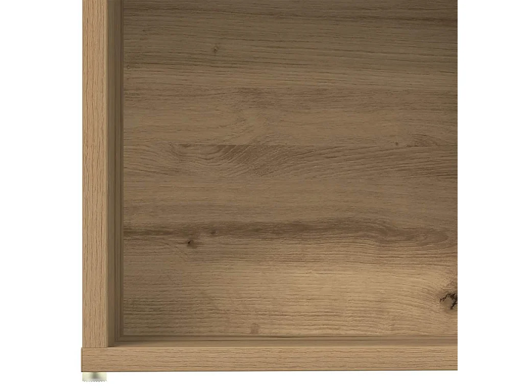 Bibliothèques 3 pièces chêne artisanal bois d'ingénierie