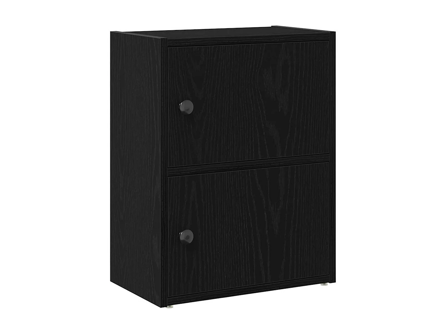 Bibliothèque chêne noir 40x24x52 cm bois d'ingénierie