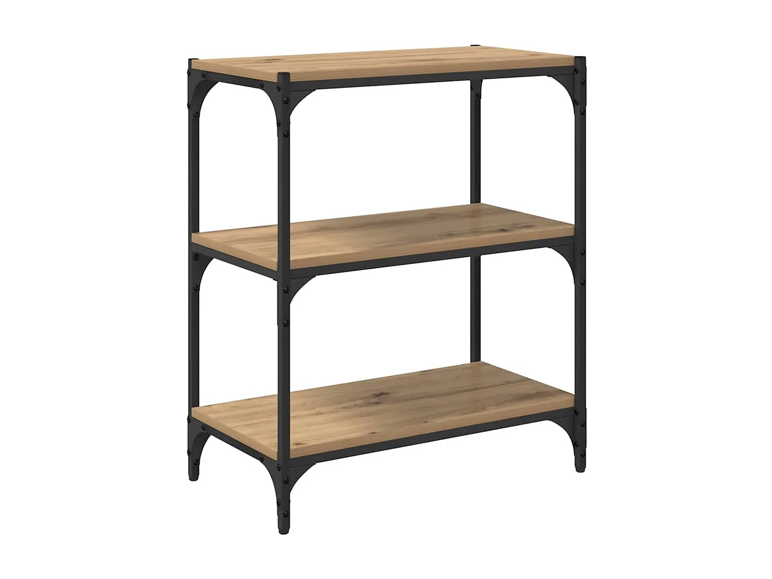 Bibliothèque chêne artisanal 60 x 33 x 71 cm Bois d'ingénierie