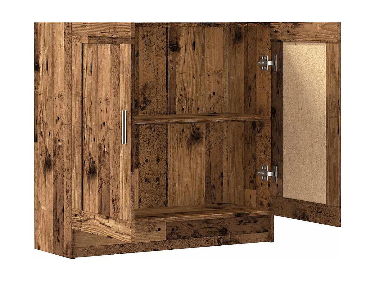 Meuble vieux bois 82,5x30,5x80 cm bois d'ingénierie