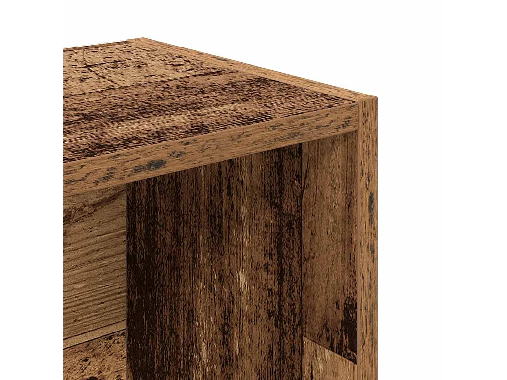 Bibliothèque vieux bois 31x24x102 cm bois d'ingénierie