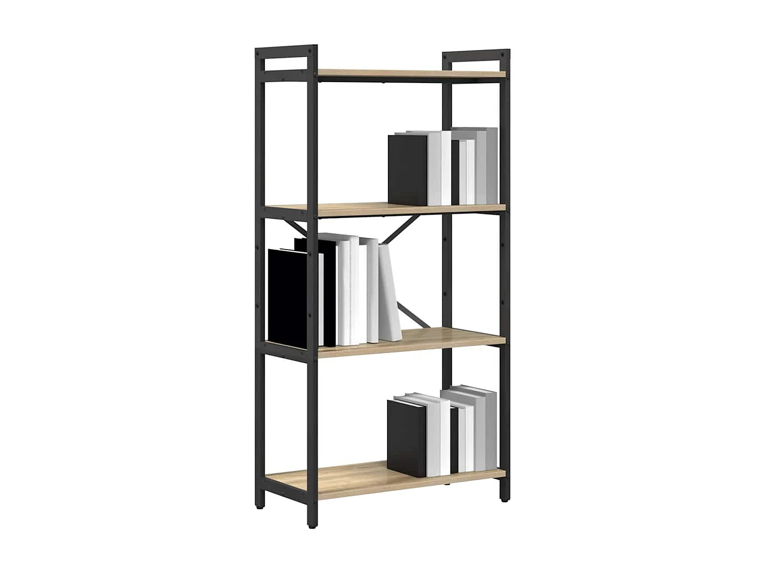 Bibliothèque Chêne sonoma 60 x 30 x 118 cm Bois d'ingénierie