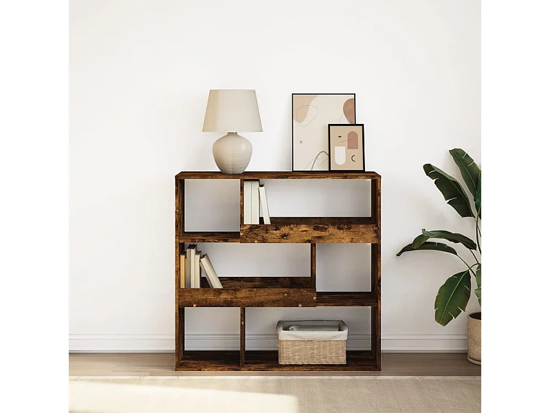 Estante/divisória 100x33x94,5 cm cor carvalho fumado