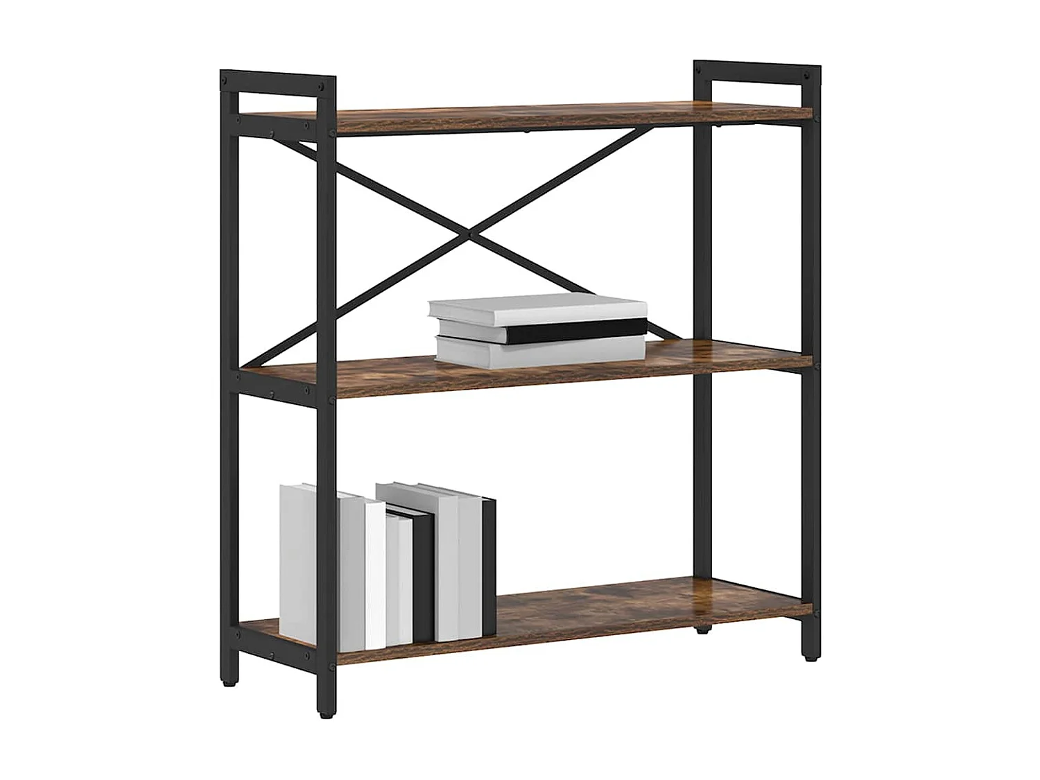 Bibliothèque Chêne fumé 80 x 30 x 83 cm Bois d'ingénierie