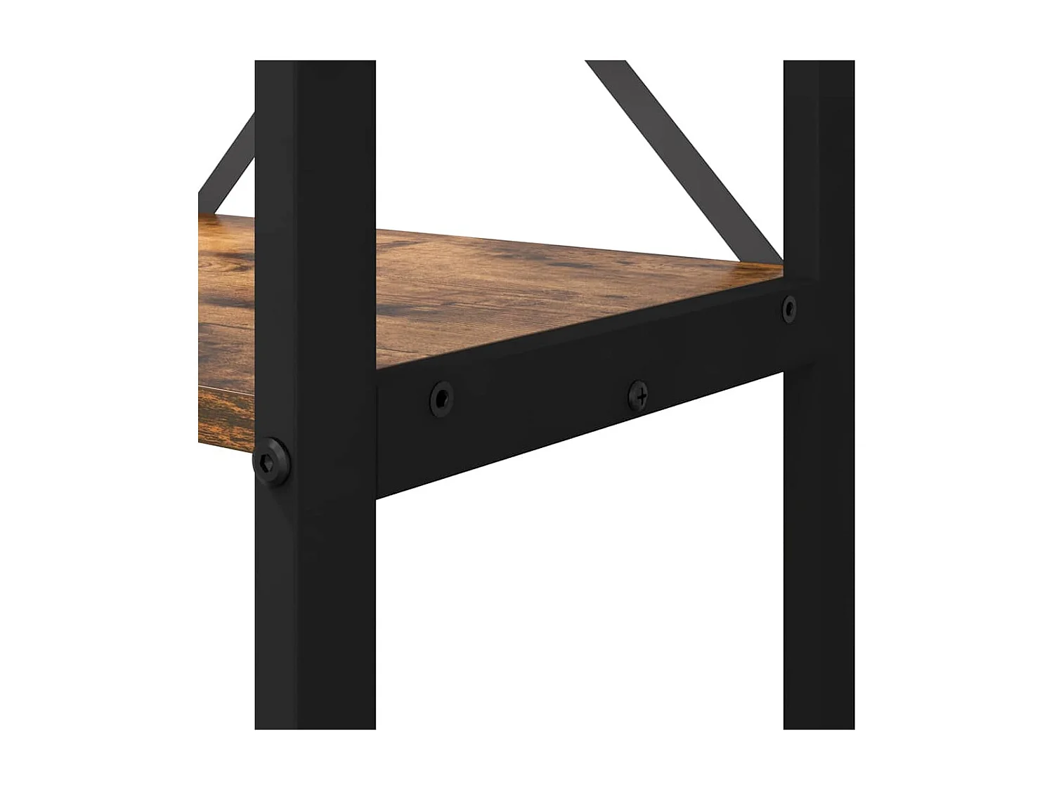 Estantería Roble ahumado 80 x 30 x 153 cm Madera contrachapada