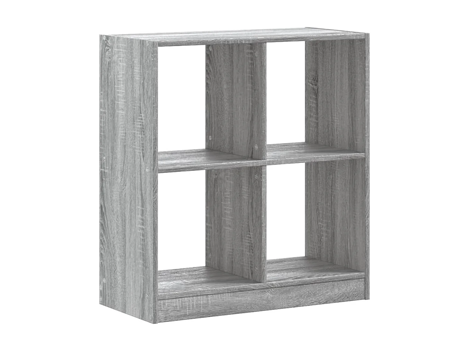 Boekenkast 68,5x32x75 cm bewerkt hout grijs sonoma eikenkleurig