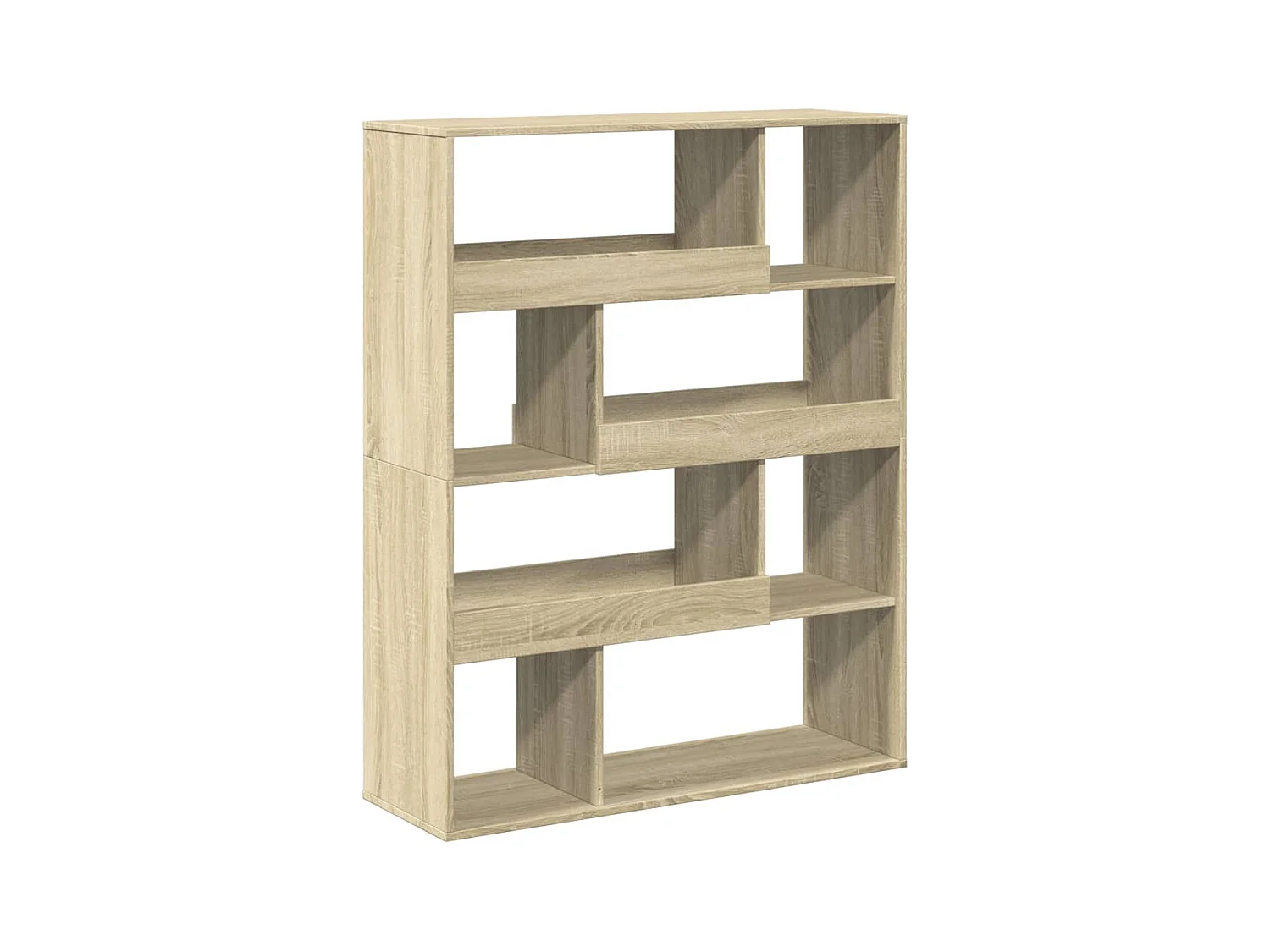 Bibliothèque / Cloison de séparation chêne sonoma bois d'ingénierie