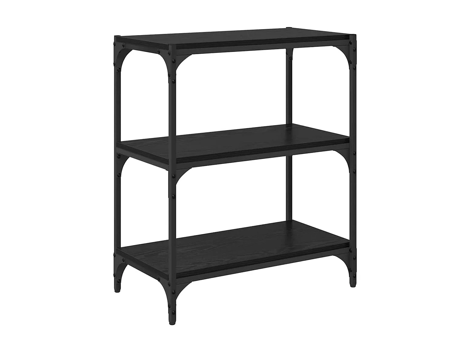 Bibliothèque Chêne noir 60 x 33 x 71 cm Bois d'ingénierie