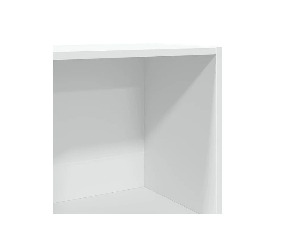 Bibliothèque blanc 40x30x189 cm bois d'ingénierie