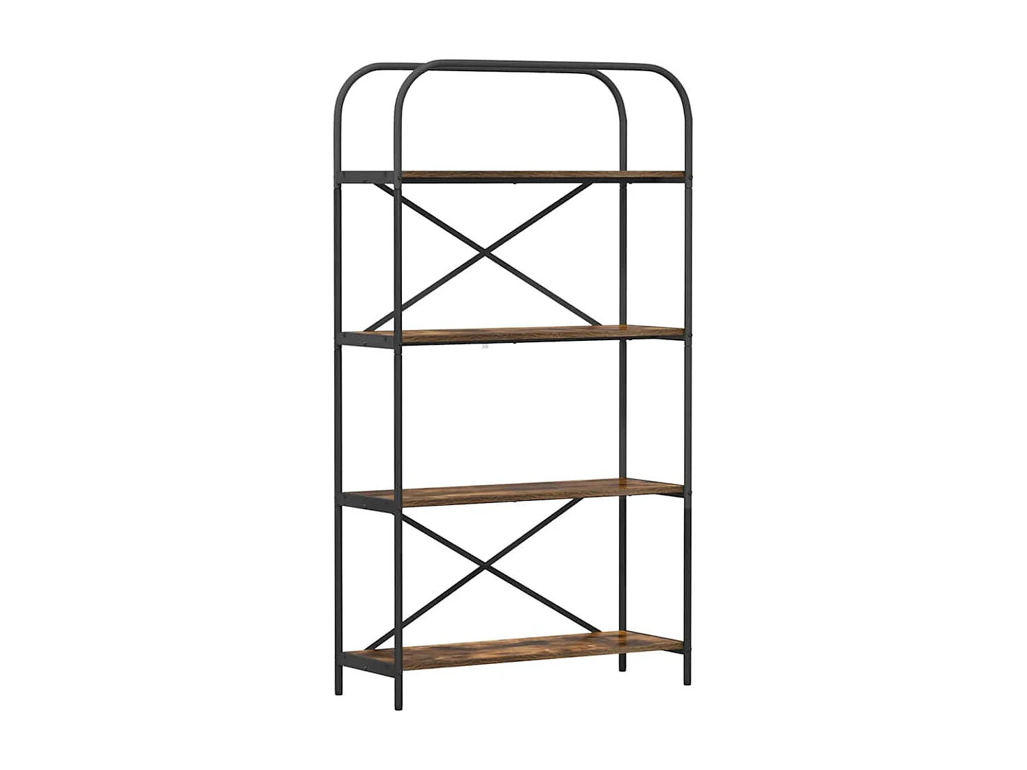 Boekenplank Gerookt eiken Bewerkt hout