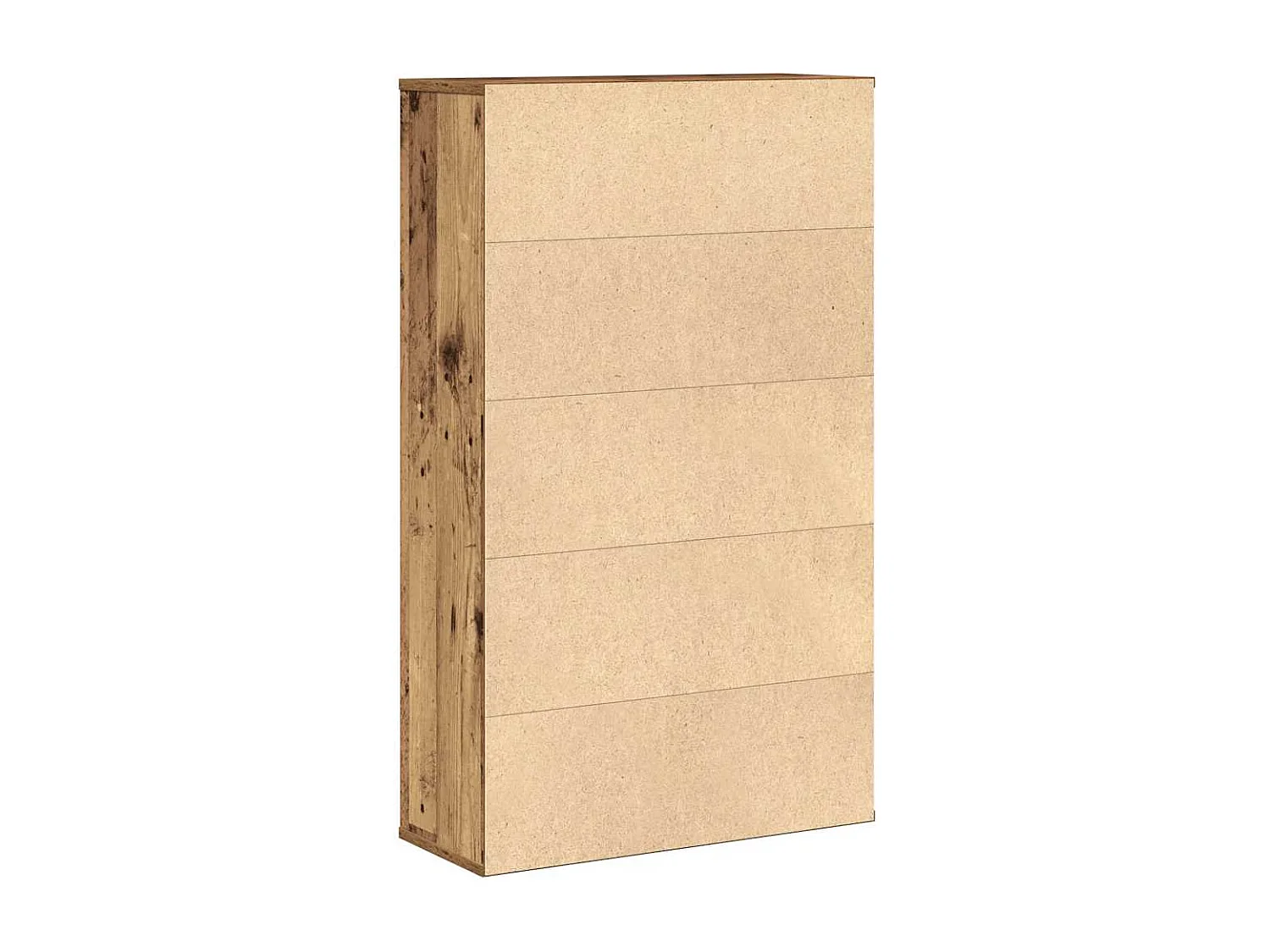 Bibliothèque vieux bois 60x24x101,5 cm bois d'ingénierie