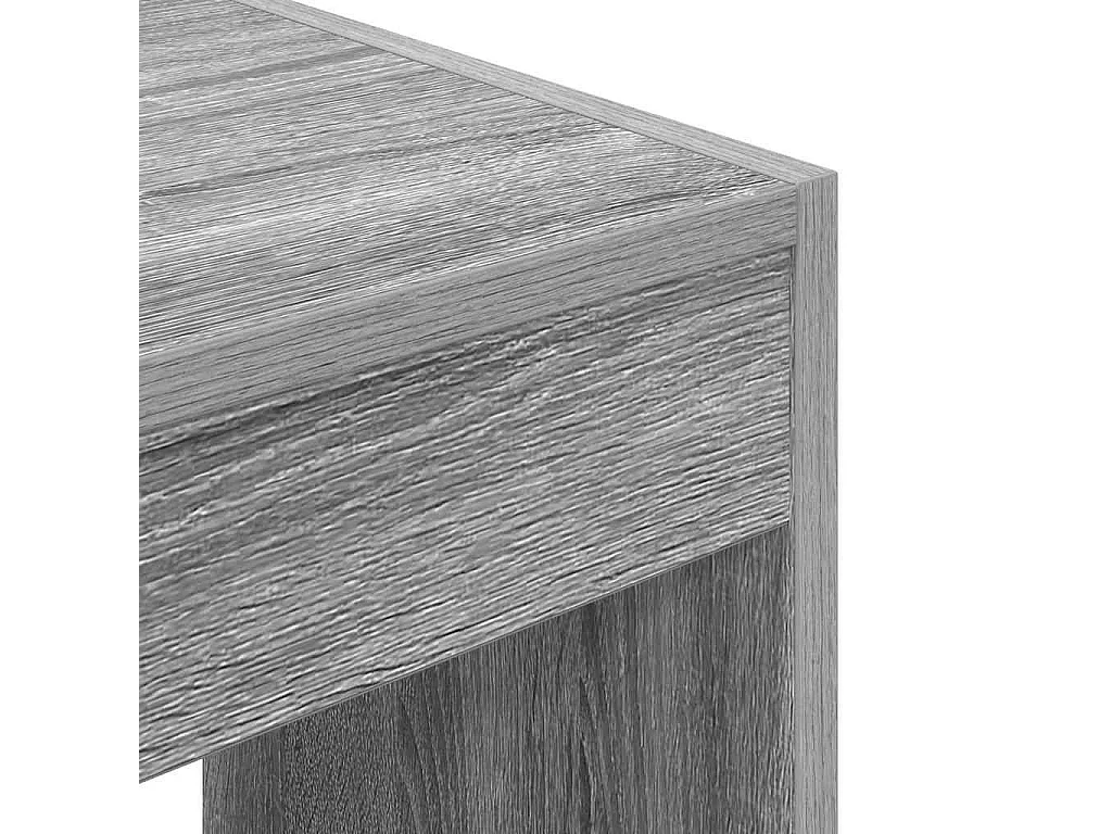 Bibliothèque Sonoma gris 80 x 30 x 198 cm Bois d'ingénierie