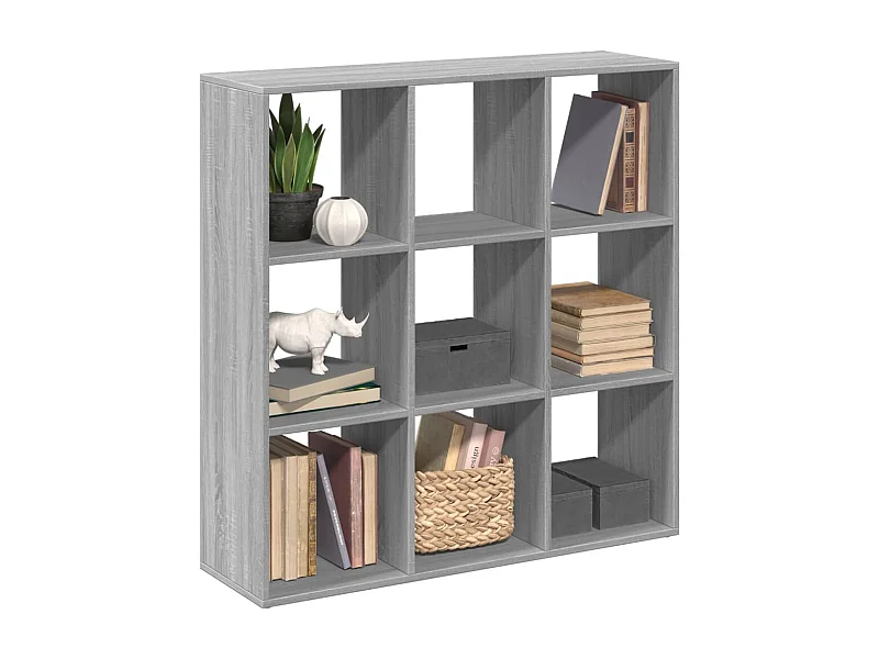 Bibliothèque séparatrice de pièce sonoma gris 102x29x103,5 cm