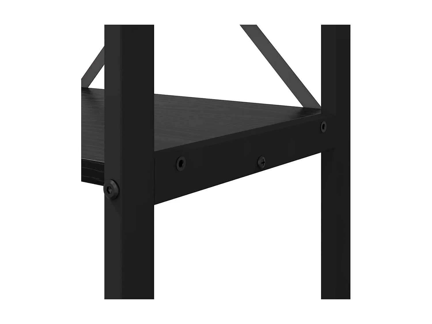 Bibliothèque Chêne noir 80 x 30 x 118 cm Bois d'ingénierie