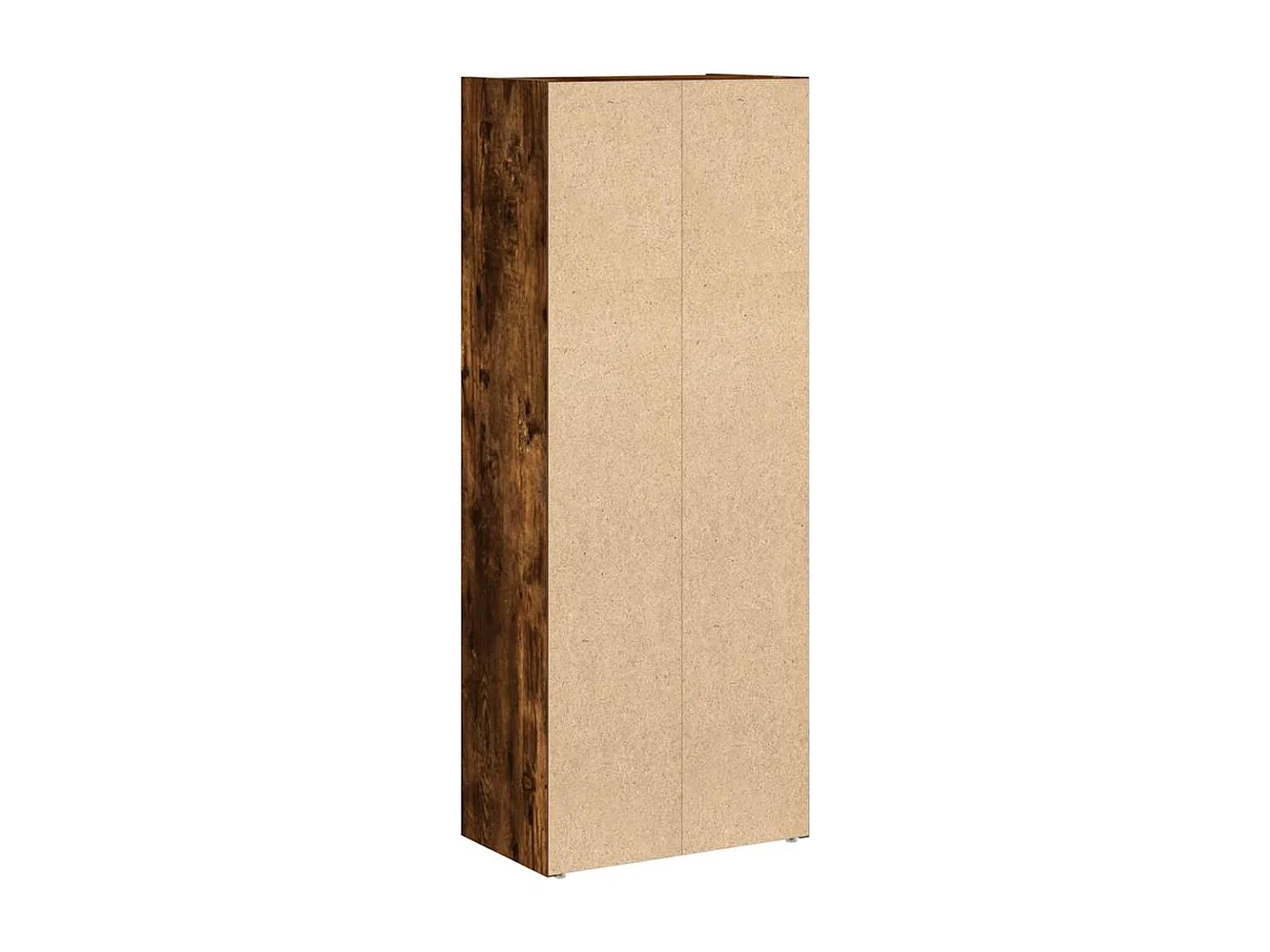 Bibliothèque chêne fumé 40x24x102 cm bois d'ingénierie