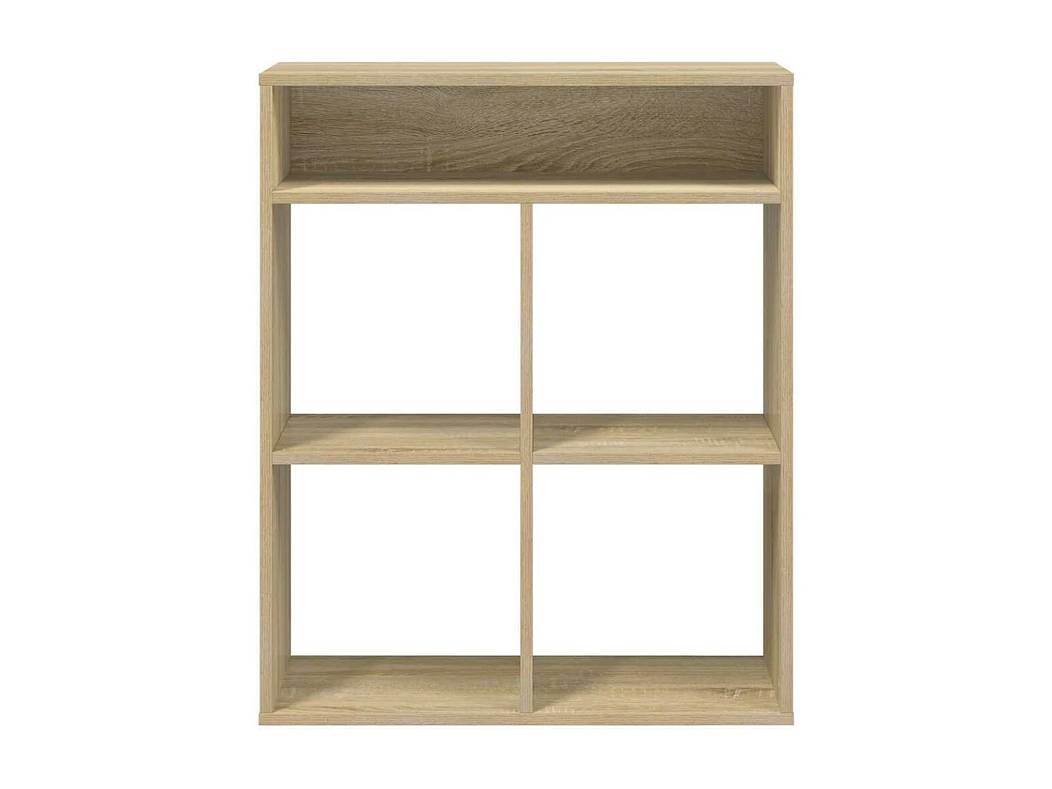 Bibliothèque chêne sonoma 66x31x80 cm bois d'ingénierie