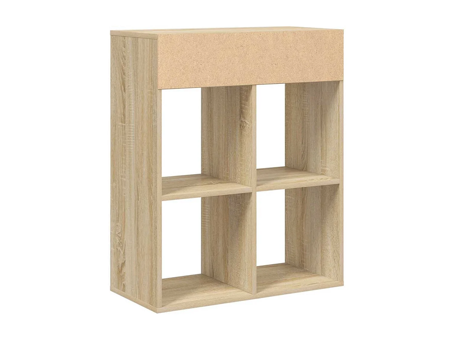 Bibliothèque chêne sonoma 66x31x80 cm bois d'ingénierie