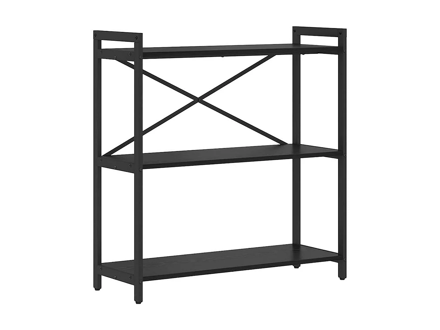 Bibliothèque Chêne noir 80 x 30 x 83 cm Bois d'ingénierie