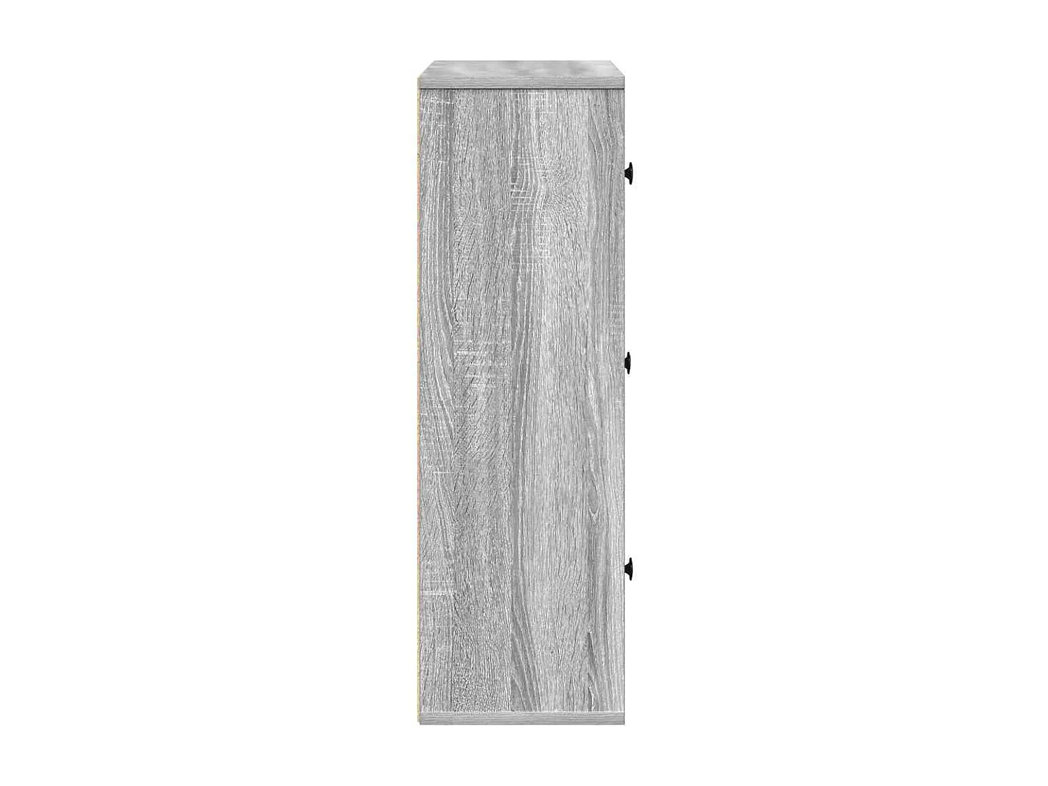 Bibliothèque sonoma gris 60x24x76,5 cm bois d'ingénierie