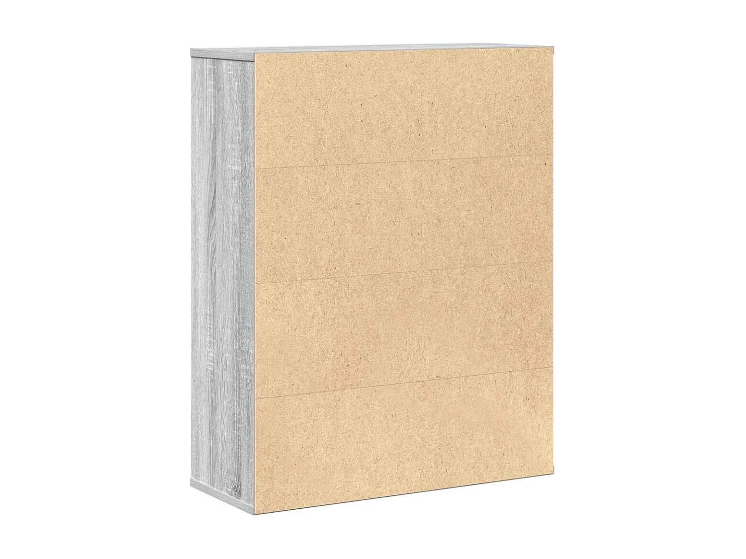Bibliothèque sonoma gris 60x24x76,5 cm bois d'ingénierie