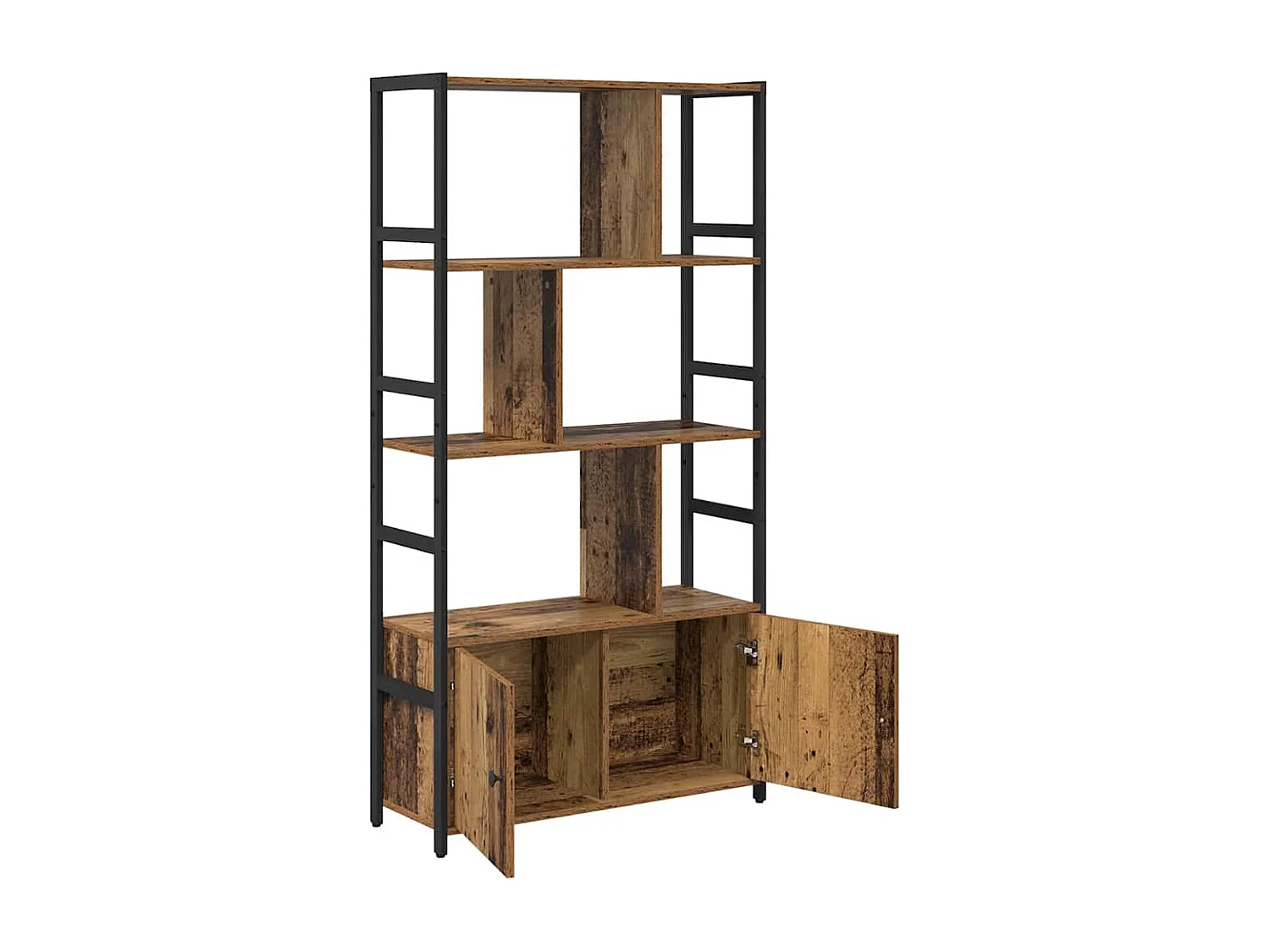 Bibliothèque Bois ancien 80 x 30 x 155.5 cm Bois d'ingénierie