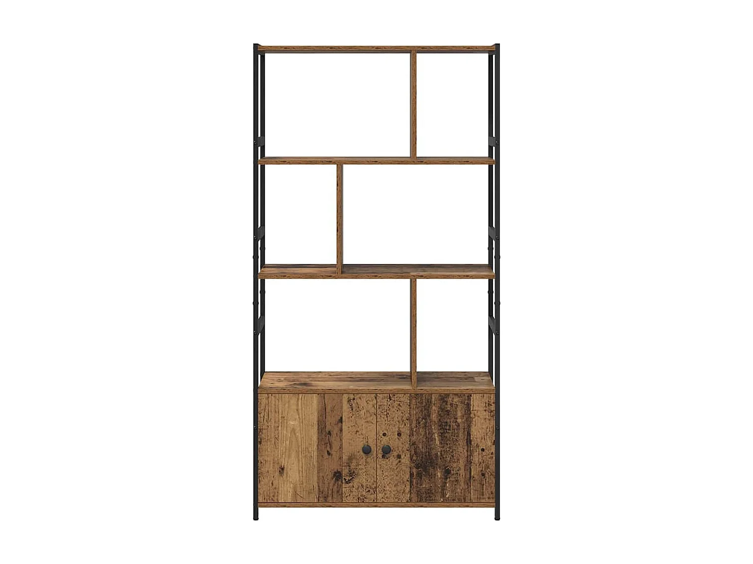 Bibliothèque Bois ancien 80 x 30 x 155.5 cm Bois d'ingénierie