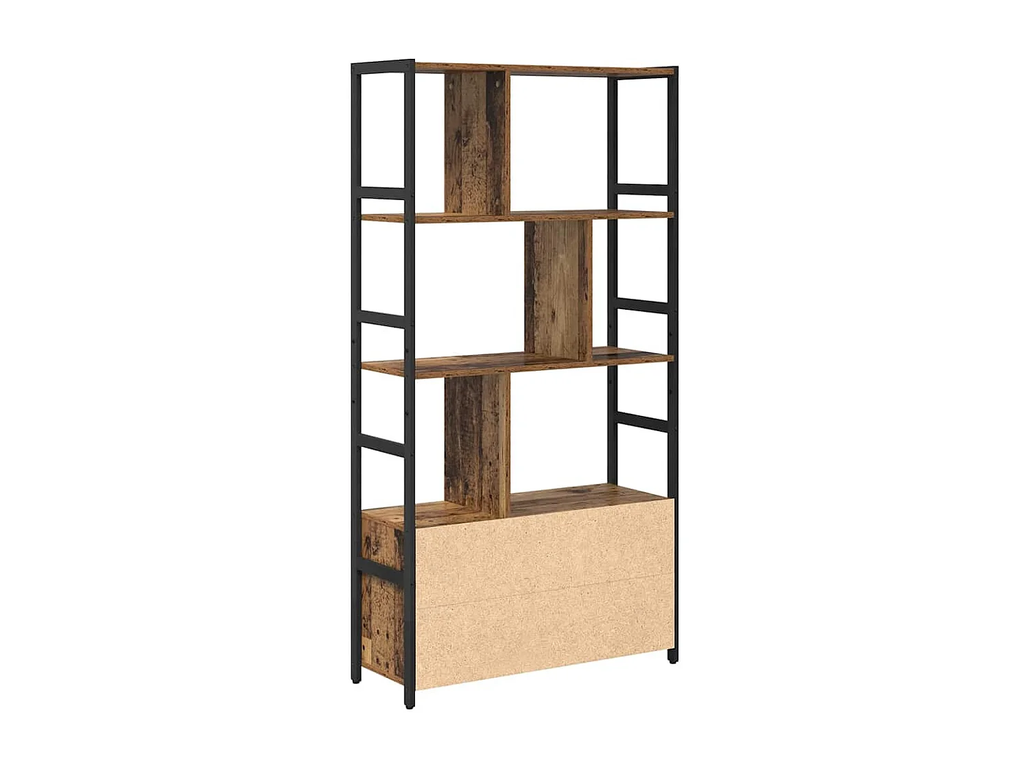 Bibliothèque Bois ancien 80 x 30 x 155.5 cm Bois d'ingénierie