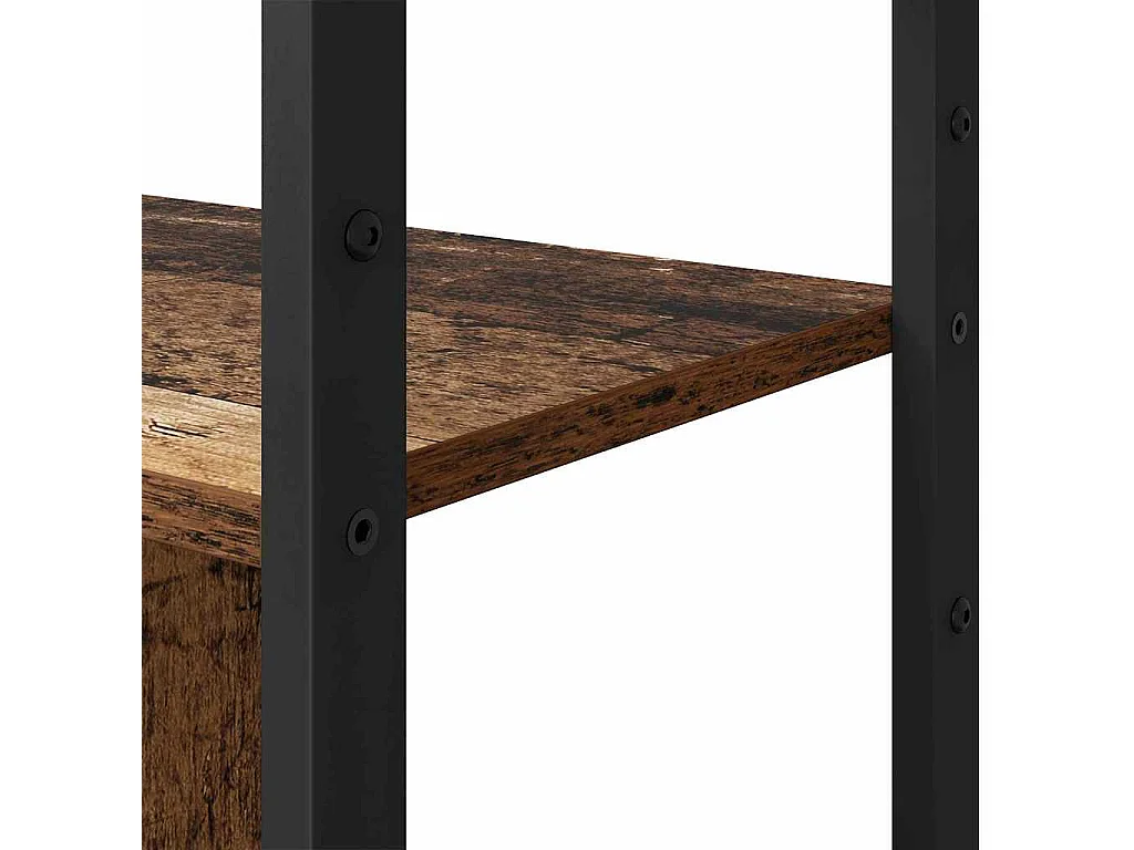 Bibliothèque Bois ancien 80 x 30 x 155.5 cm Bois d'ingénierie