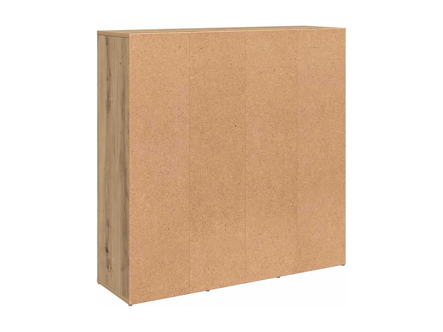 Boekenkast 98x29x97,5 cm bewerkt hout artisanaal eikenkleur