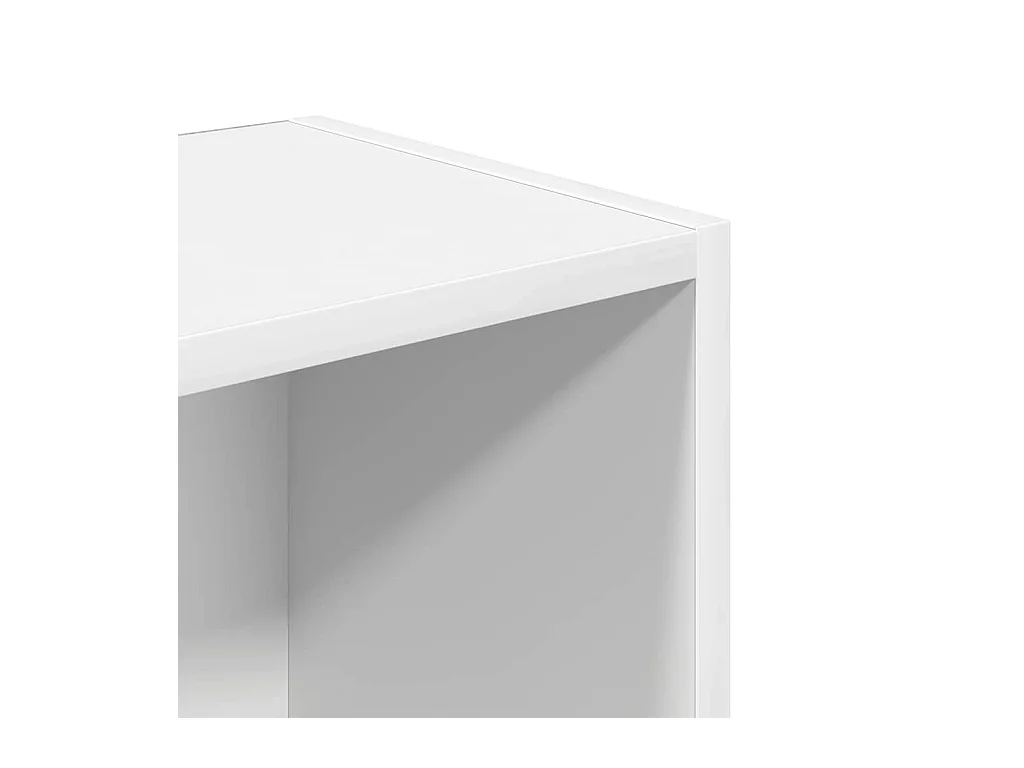 Bibliothèque blanc 31x24x102 cm bois d'ingénierie