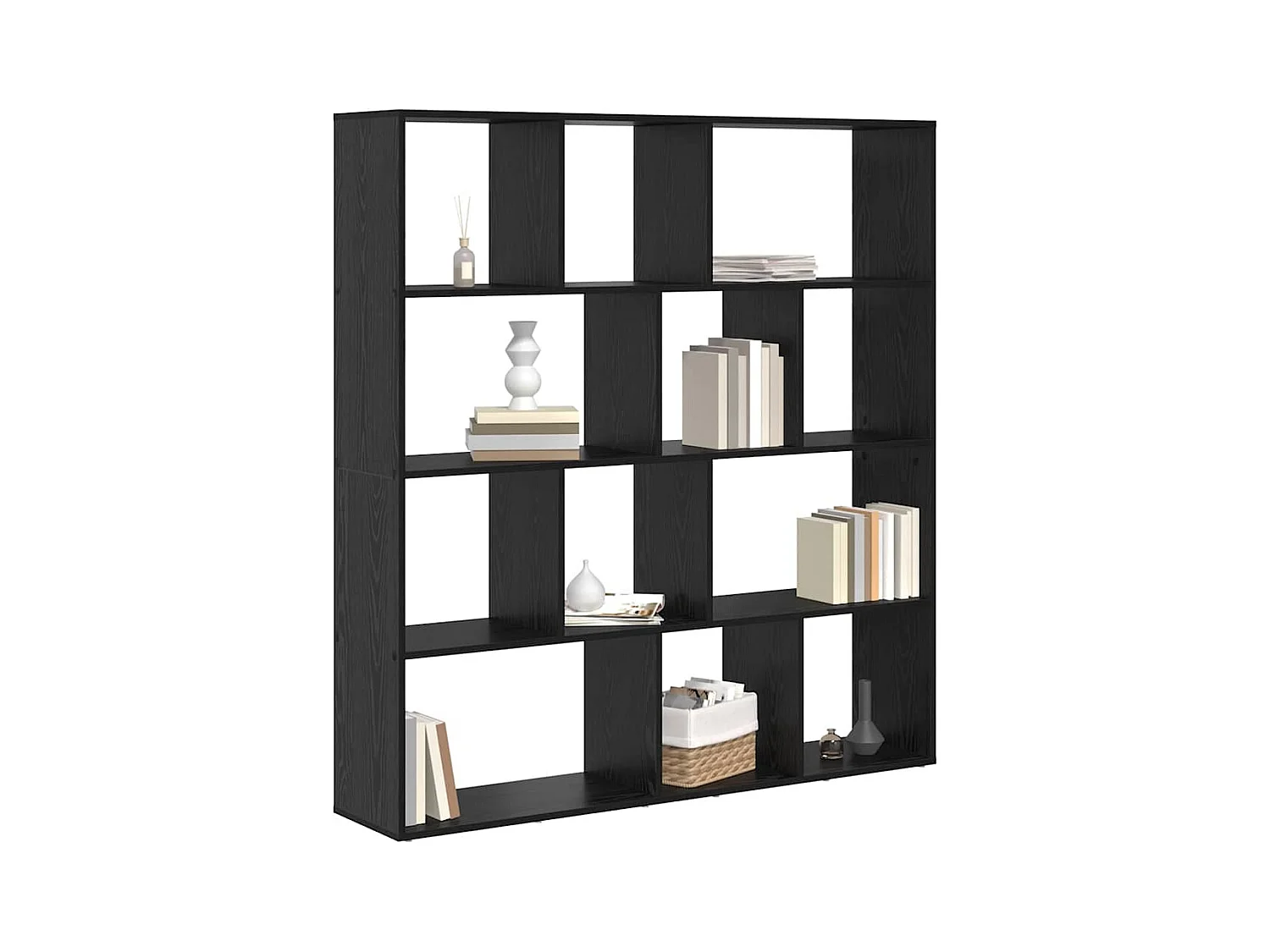 Bibliothèque Chêne noir 132 x 29 x 141,5 cm Bois d'ingénierie