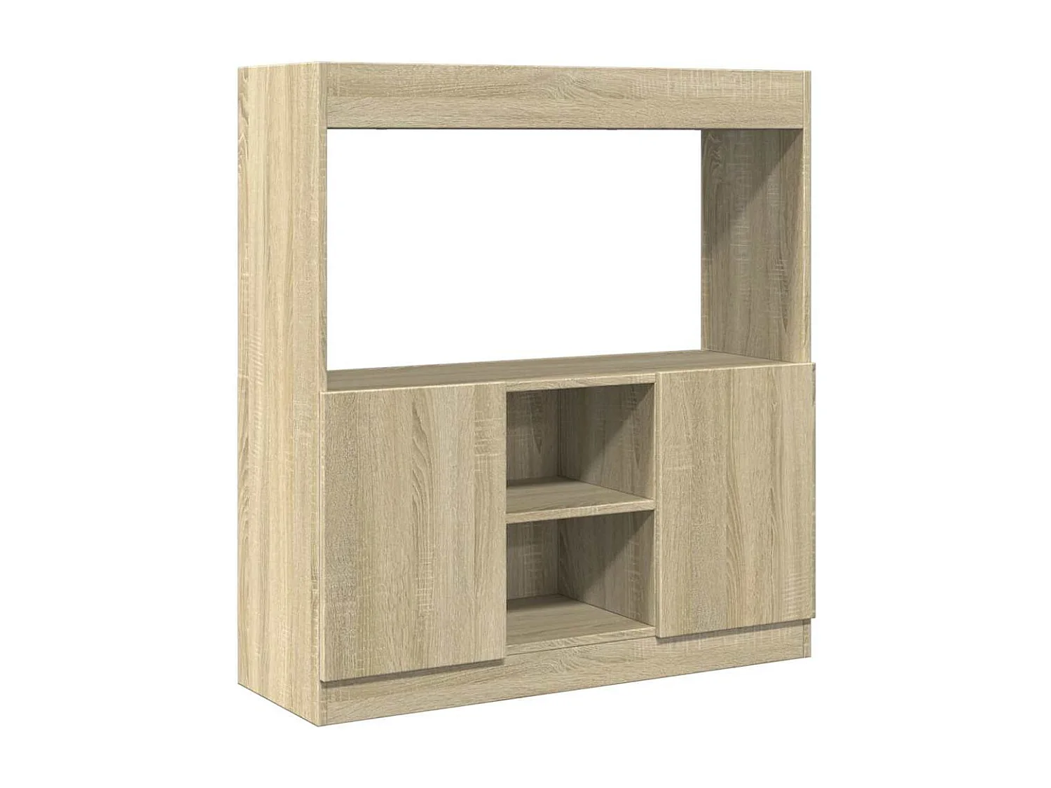 Bibliothèque chêne sonoma 92x33x100 cm bois d'ingénierie