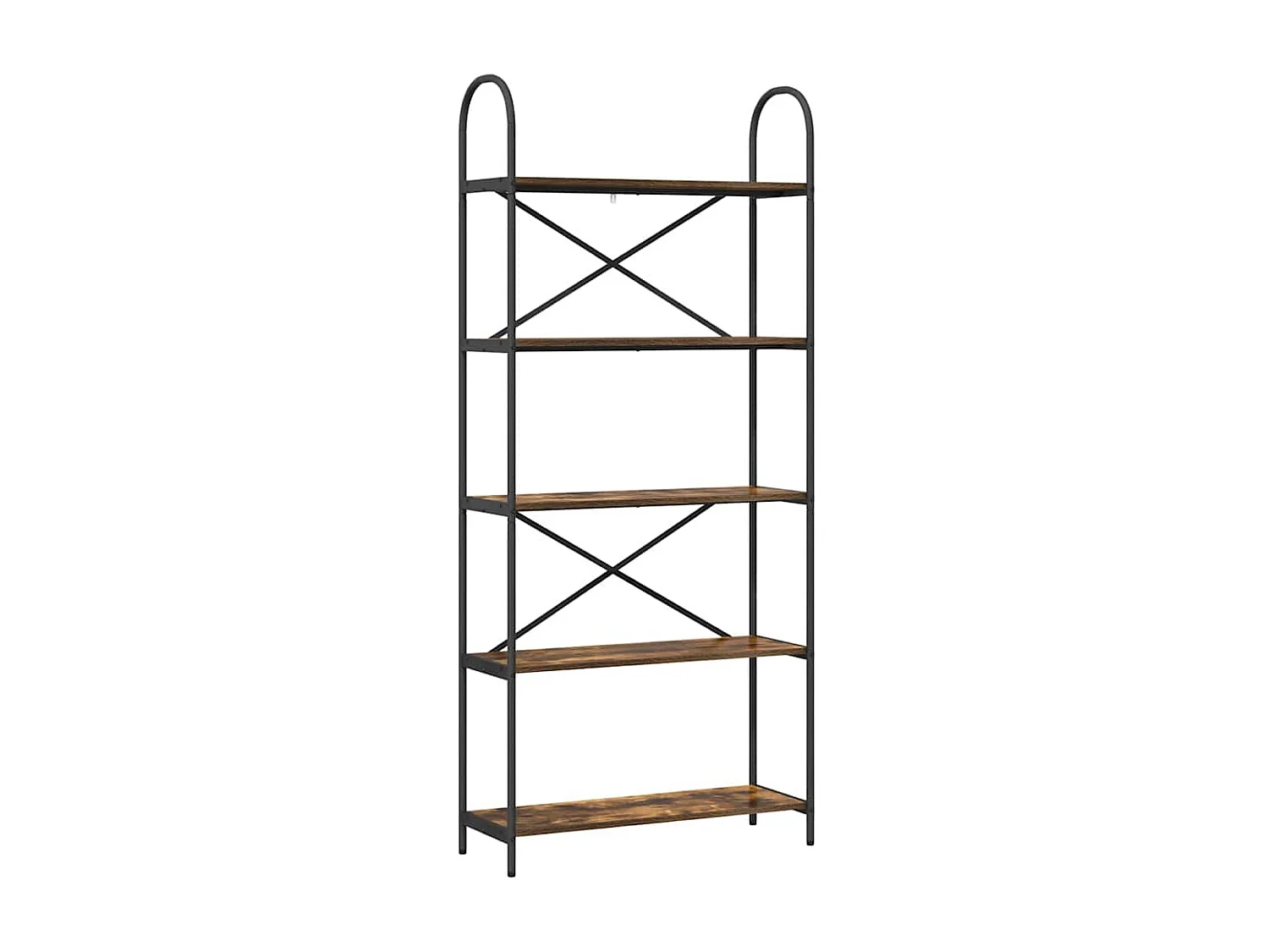 Bibliothèque Chêne fumé 80 x 30 x 183 cm Bois d'ingénierie