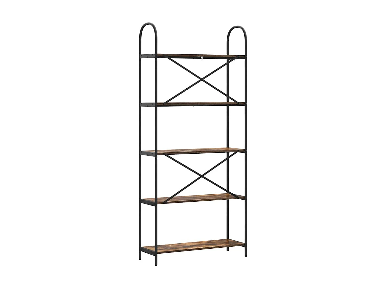 Bibliothèque Chêne fumé 80 x 30 x 183 cm Bois d'ingénierie