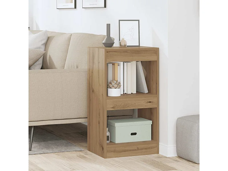 Estantería/divisor de espacios roble artisan 40x30x72 cm