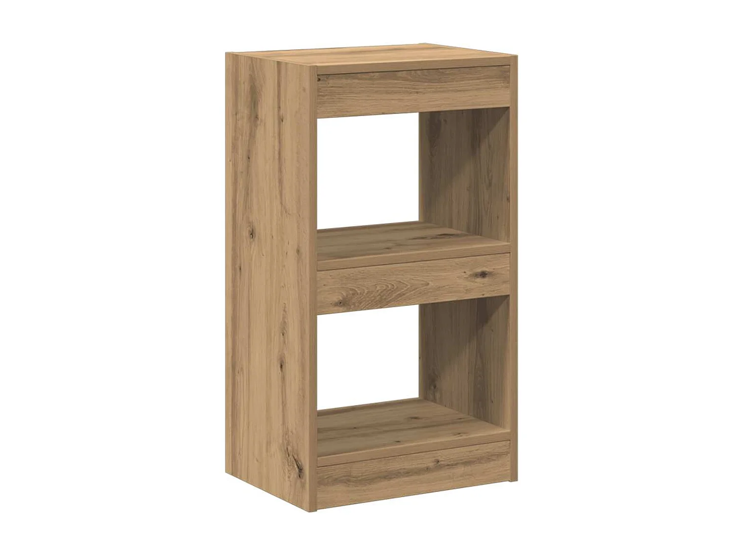 Bibliothèque/Séparateur de pièce chêne artisanal 40x30x72 cm