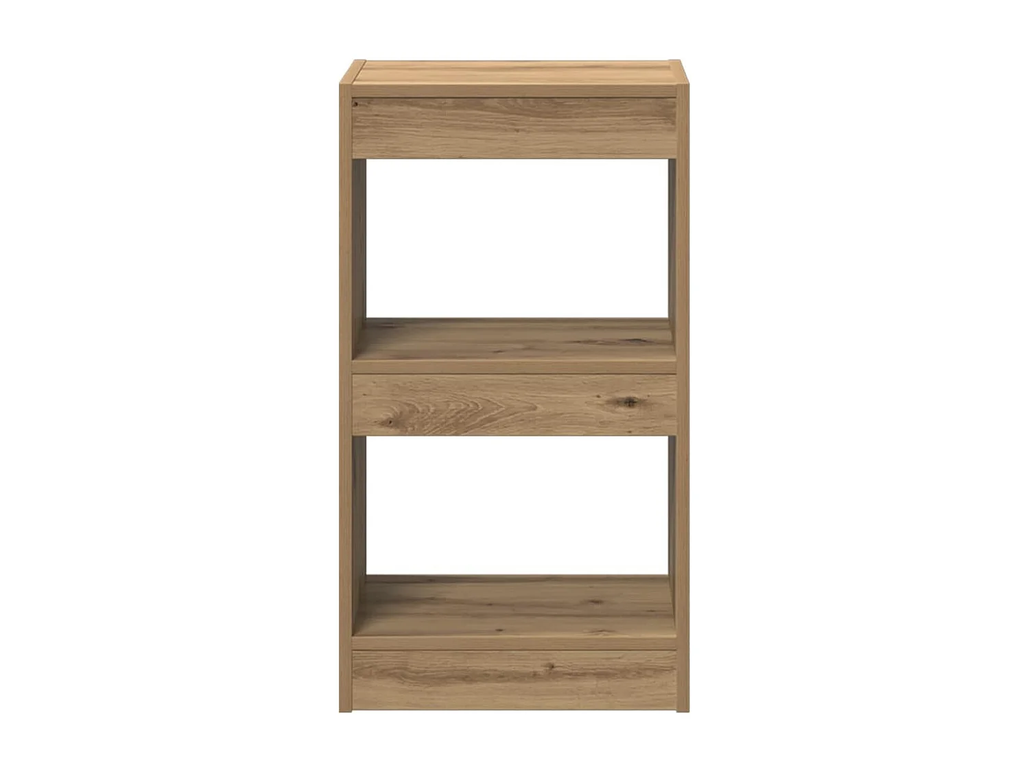 Bibliothèque/Séparateur de pièce chêne artisanal 40x30x72 cm