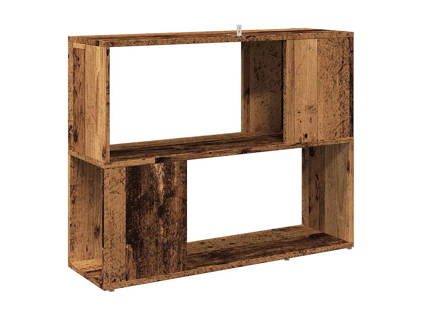 Bibliothèque/Séparateur de pièce vieux bois 80x24x63 cm
